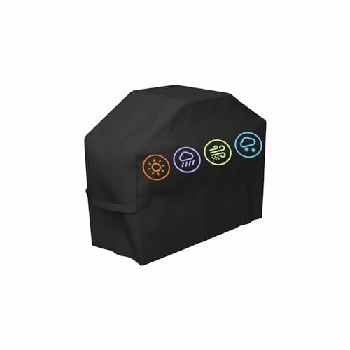 Grillabdeckung,Grillabdeckung Wetterfest,Grill Abdeckhaube, Gasgrill,Gasgrill Abdeckung,Abdeckplane Grill,Wasserdicht,Winddicht,UV-Beständiges,Reißfest Grill (145 x61 x117)